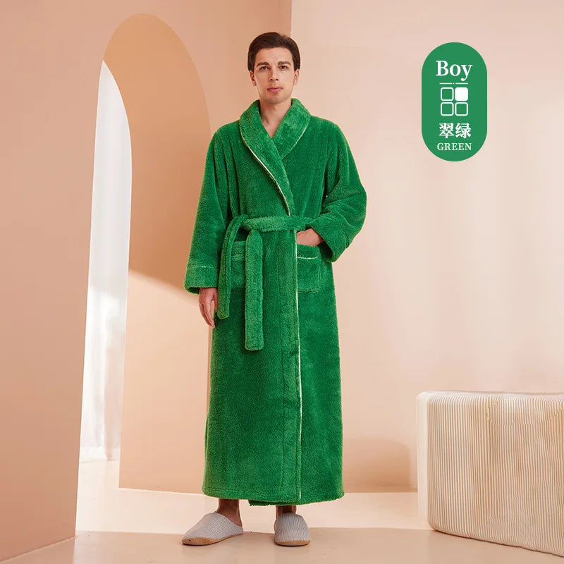 Unisex fleece župan