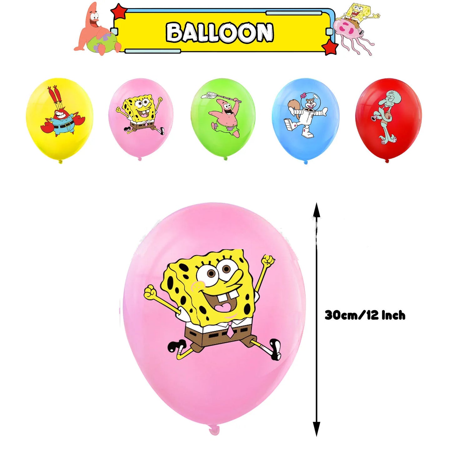 Doplňky na oslavu Spongebob