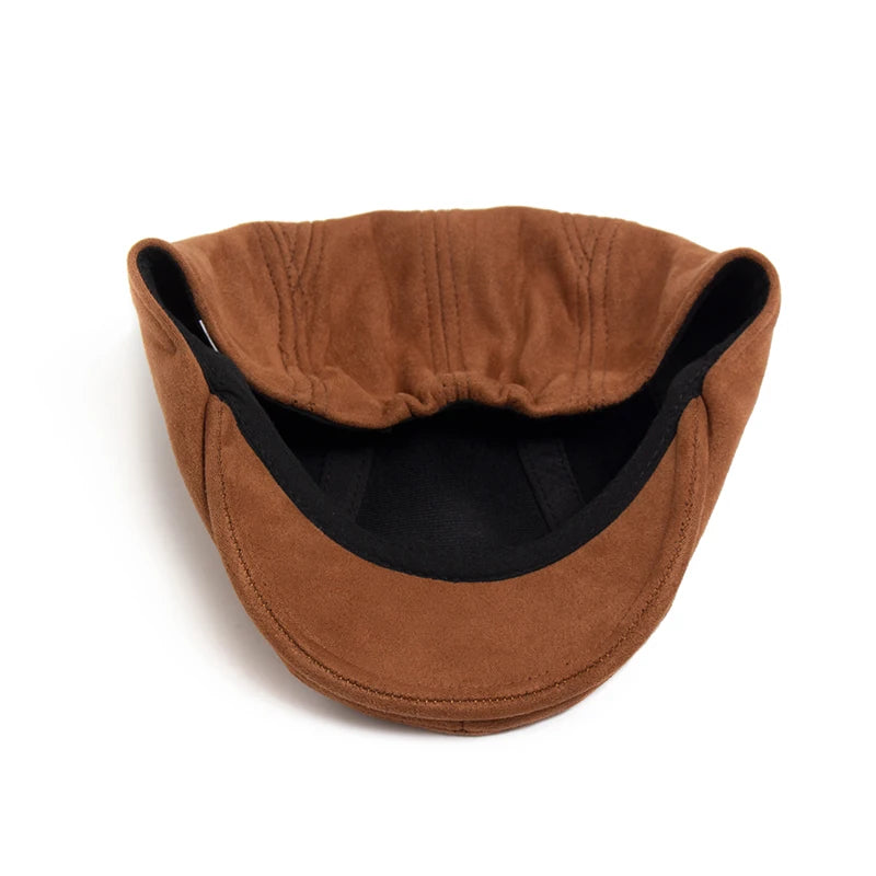 Pánský koženkový beret