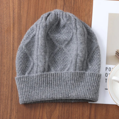 Dámská čepice z merino vlny