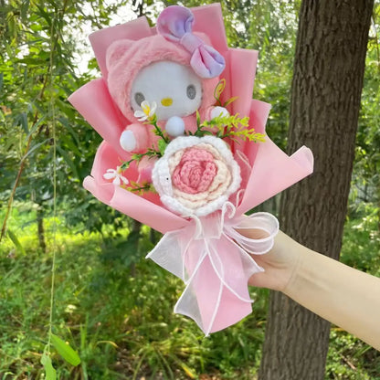 Plyšová kytice Sanrio