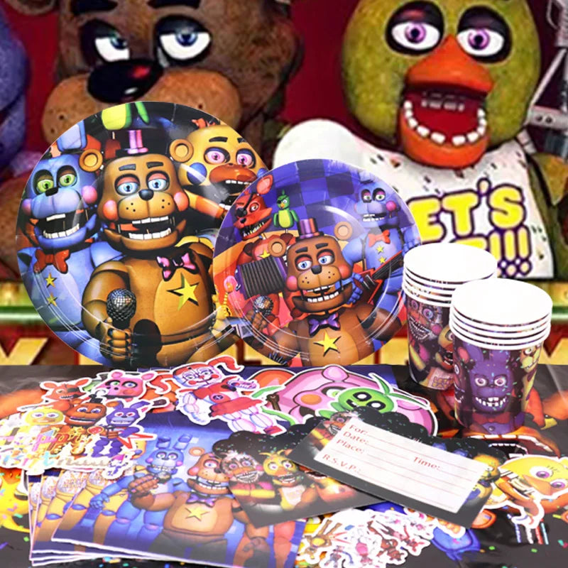 Doplňky na oslavu FIve Night At Freddys