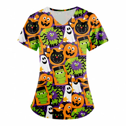 Dámské triko se vzorem Halloween