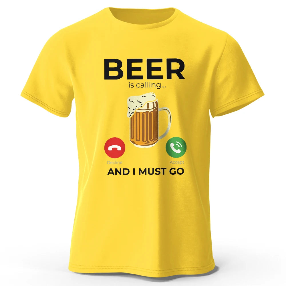 Pánské triko Beer Is Calling