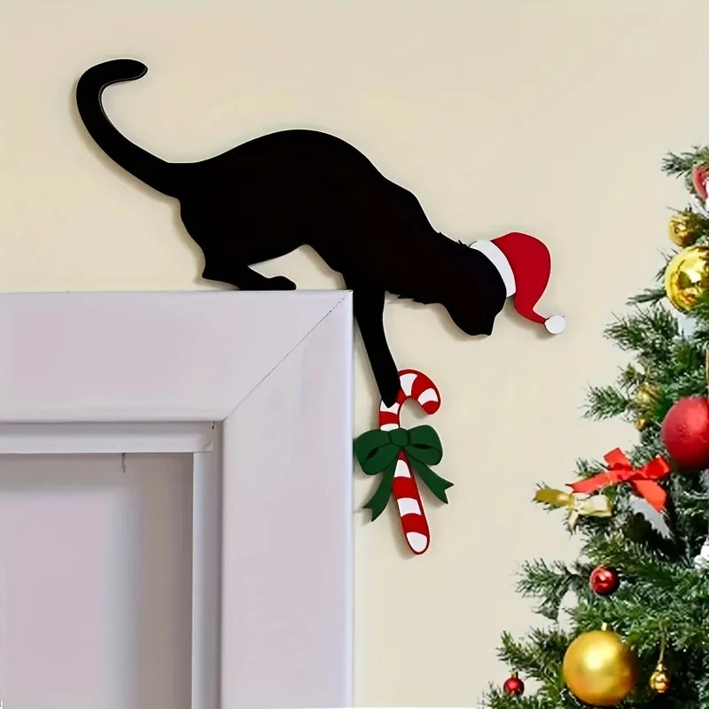 Vánoční dekorace Kočka