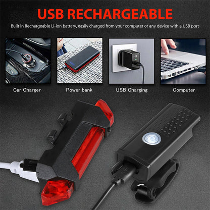 Světlo na kolo s USB nabíjením