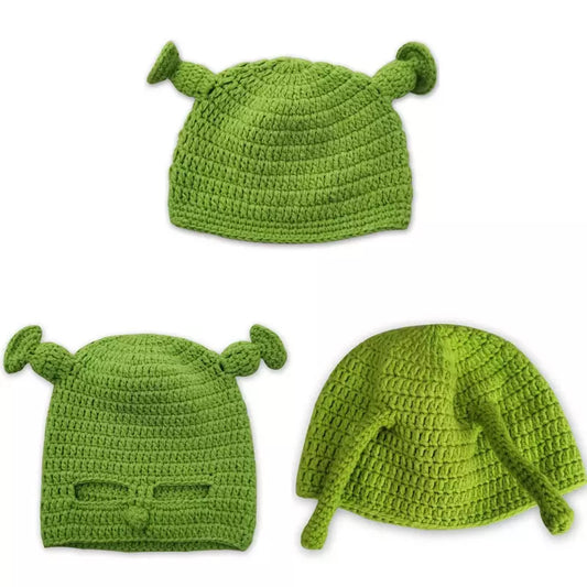 Vtipná čepice Shrek