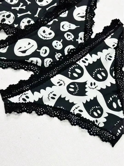 Kalhotky Halloween s krajkou