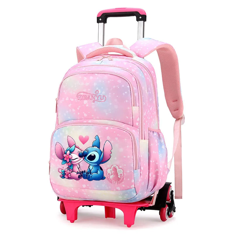 Batoh s potiskem Stitch na kolečkách