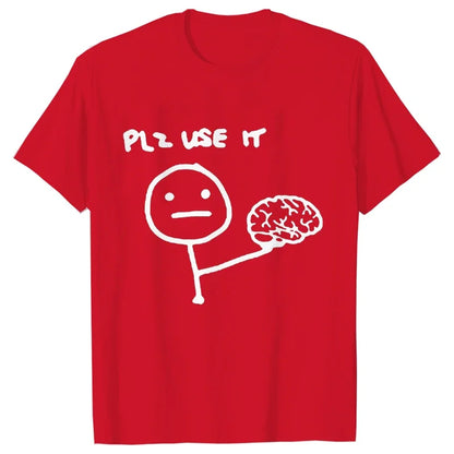Pánské vtipné triko Plz use it