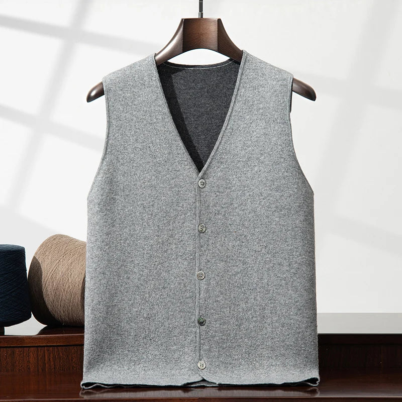 Pánská vesta s kašmírem