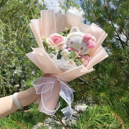 Plyšová kytice Sanrio