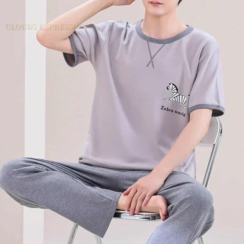 Pánské pyžamo s potiskem