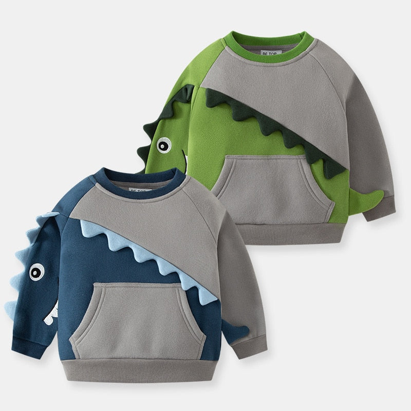 Chlapecká mikina s dinosaurem