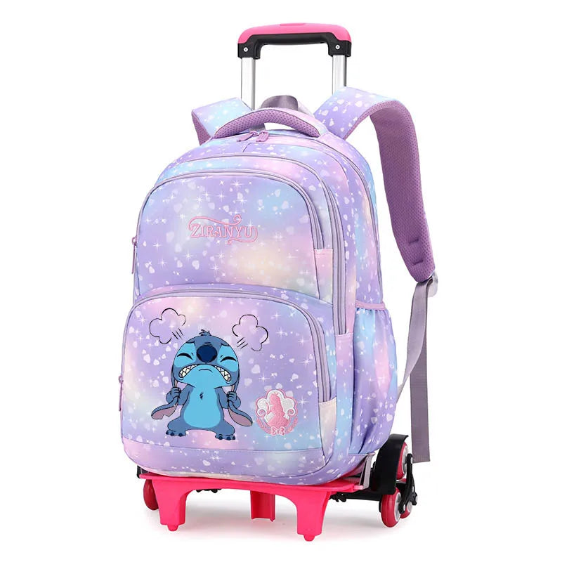 Batoh s potiskem Stitch na kolečkách