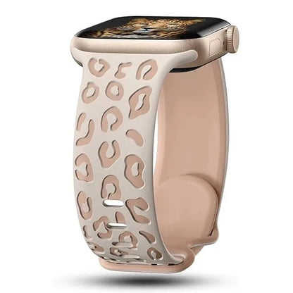 Leopardí řemínek na Apple Watch