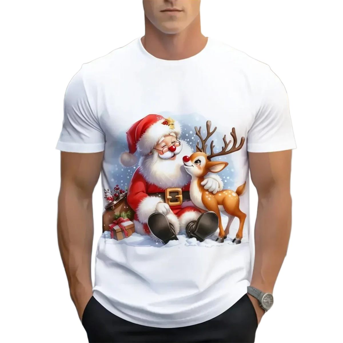 Pánské vánoční triko