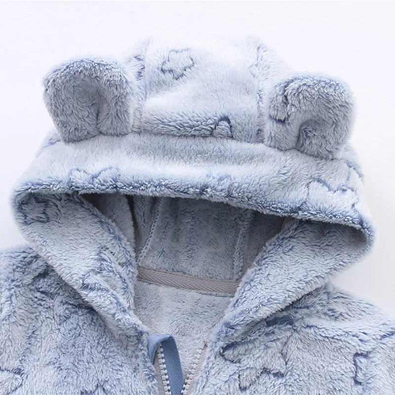 Teplý měkký overal pro miminka