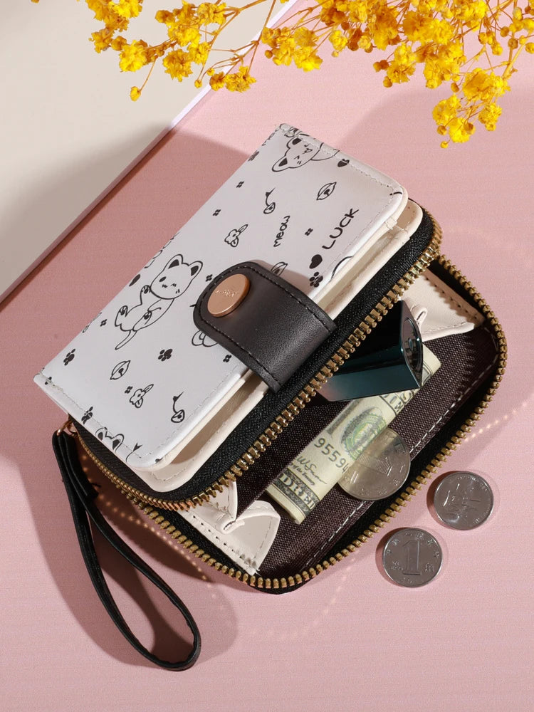 Dámská mini peněženka se vzorem