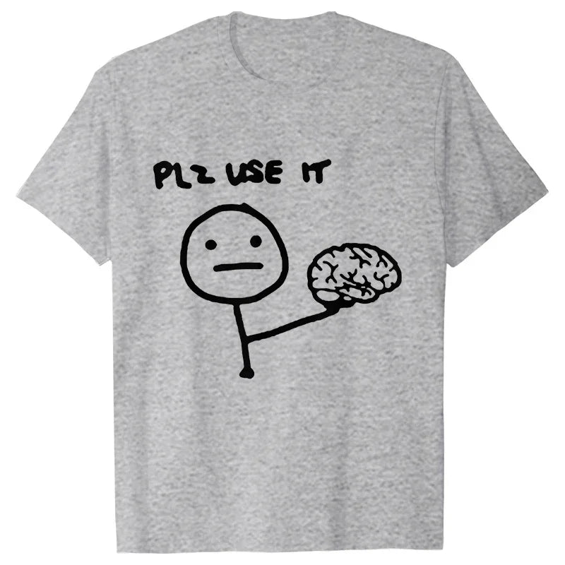 Pánské vtipné triko Plz use it