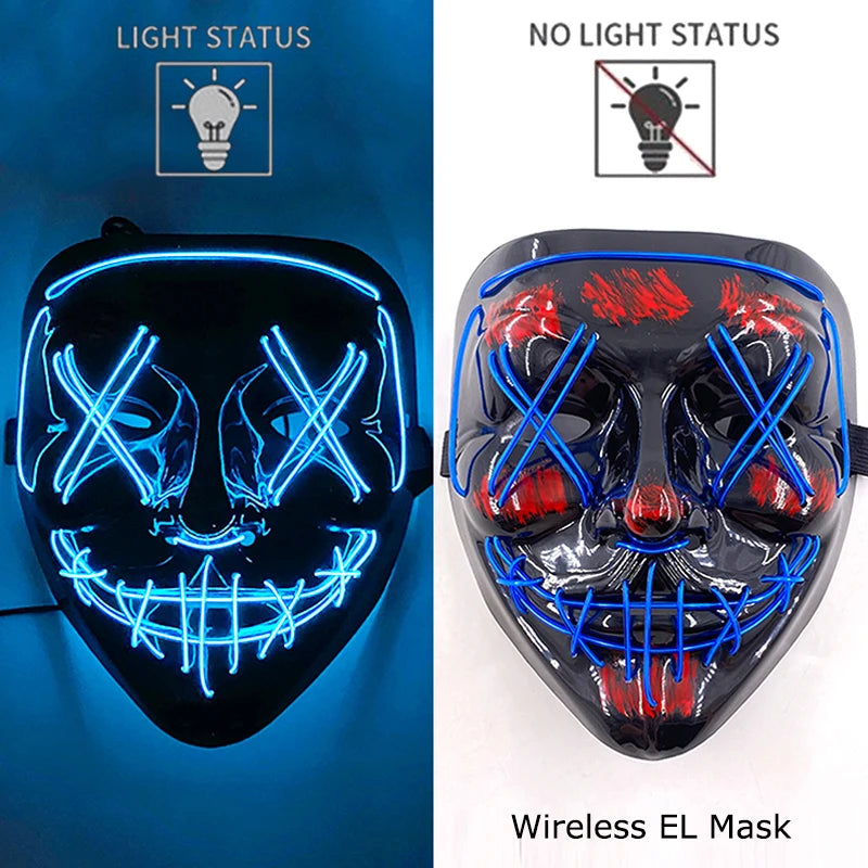 Neonová Led maska