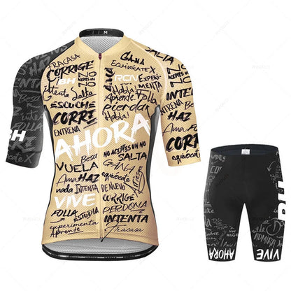 Unisex cyklistické sety se vzorem