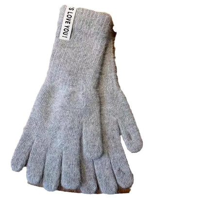 Dámské dlouhé zimní rukavice