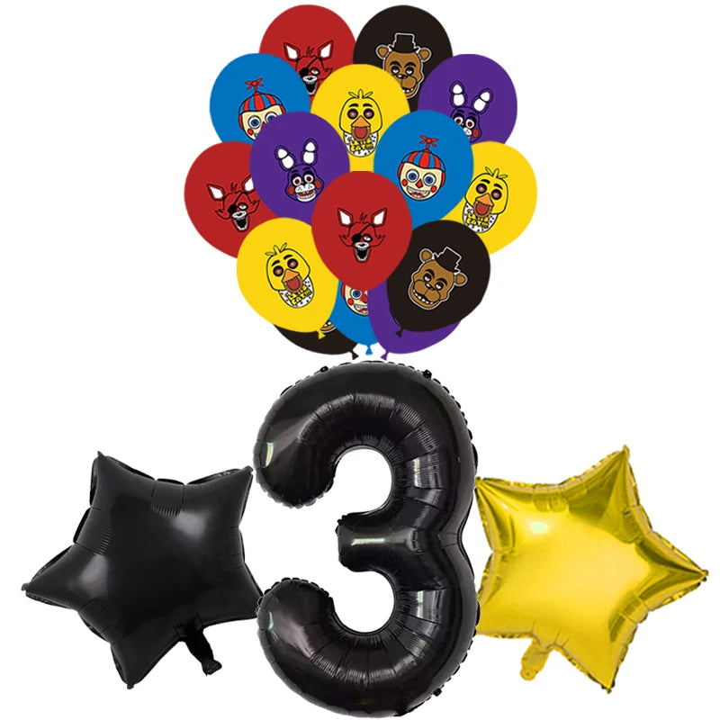 Doplňky na oslavu FIve Night At Freddys