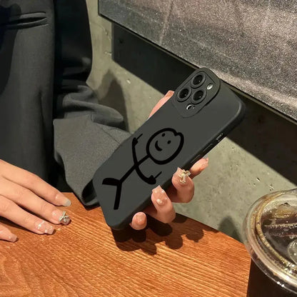 Kryt na IPhone s prostředníčkem