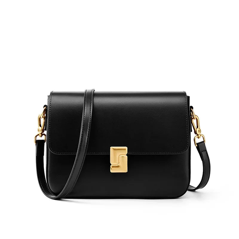 Dámská kožená crossbody kabelka