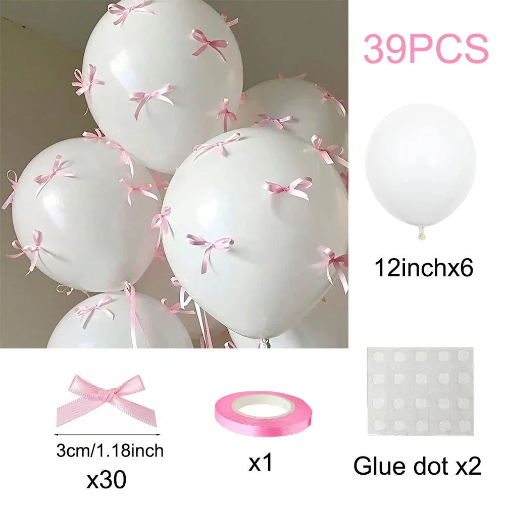 Balónky s mašličkami