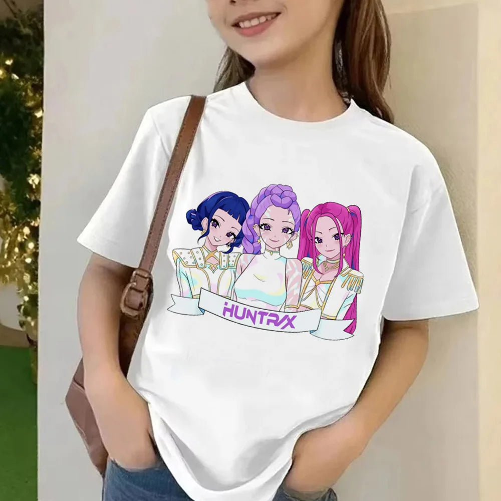 Dívčí oversized triko Demon Hunters