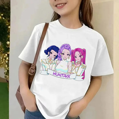 Dívčí oversized triko Demon Hunters