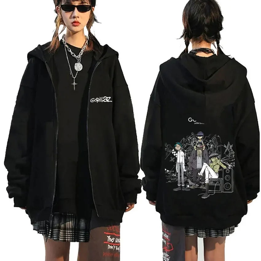 Unisex mikina Gorillaz