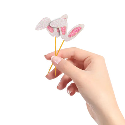 Zaječí uši ozdoby do cupcake