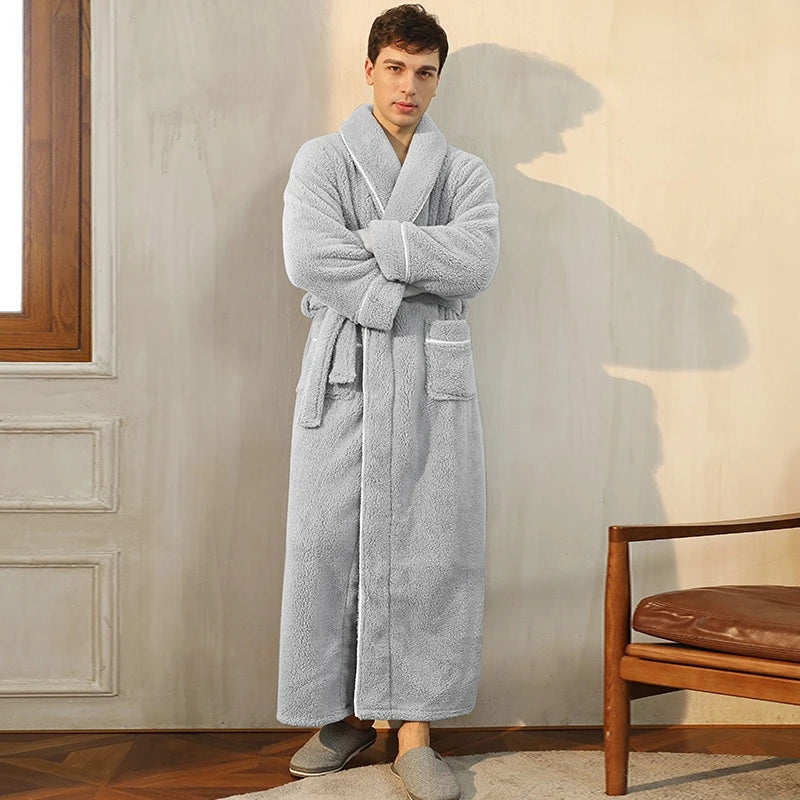 Unisex fleece župan