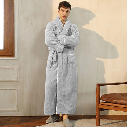 Unisex fleece župan
