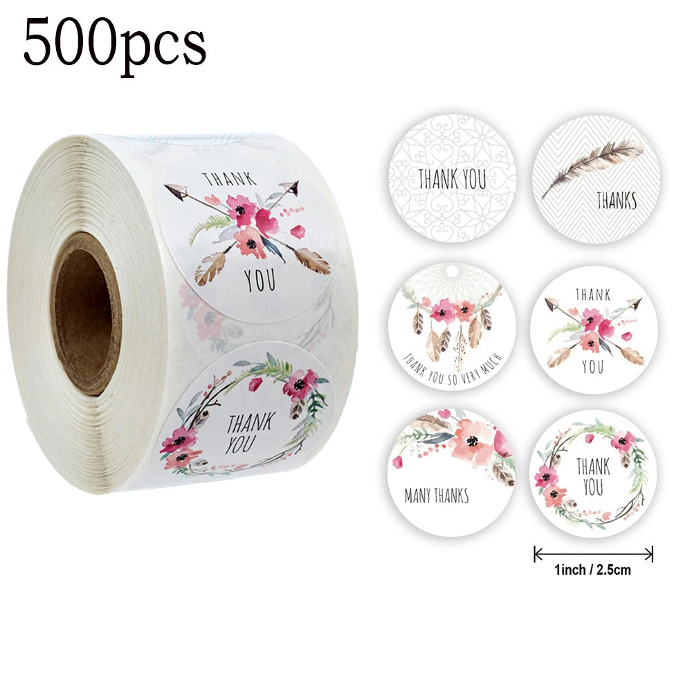 Samolepky Srdíčka 500 ks