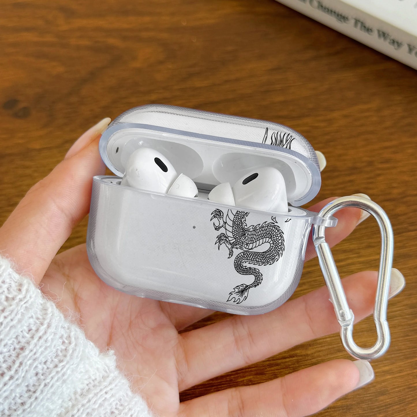 Obal na Airpods s drakem