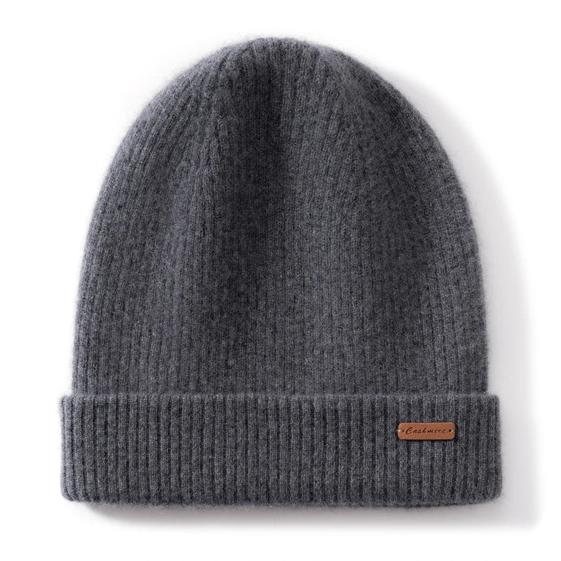 Dámská beanie 100 % kašmír