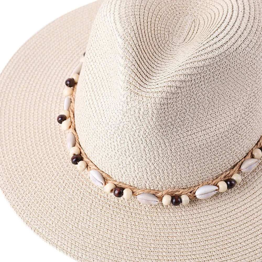 Dámský letní klobouček s mušlemi