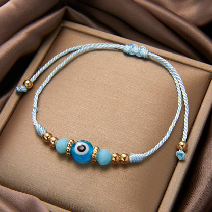 Jednoduchý náramek Evil eye