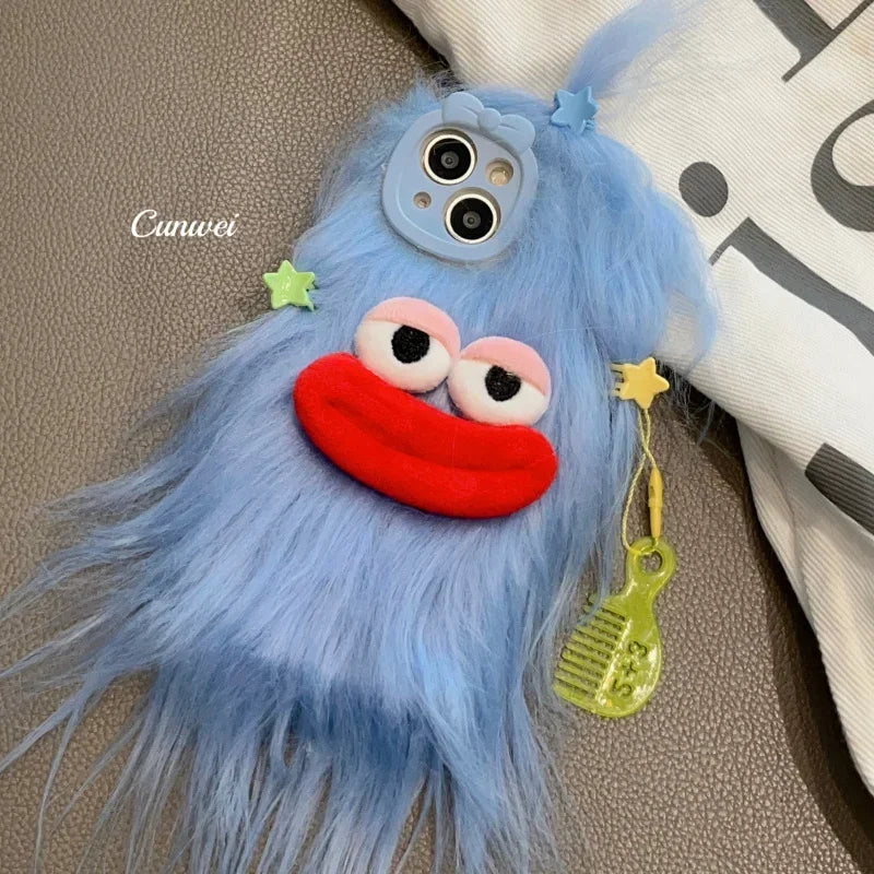 Chlupatý vtipný obal na Iphone