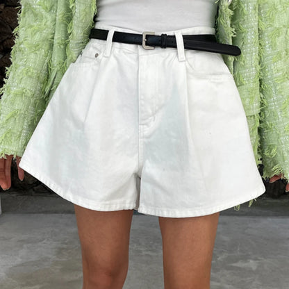Dámské volné high waisted šortky