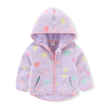 Fleece bunda se vzorem