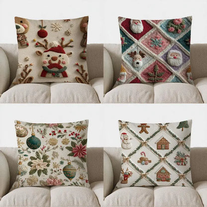Vánoční elegantní povlak na polštář