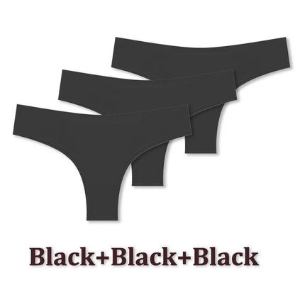 Dámské bezešvé brazilky 3 ks