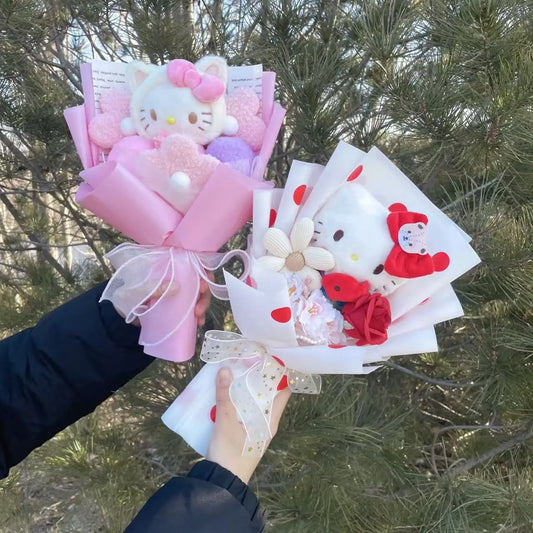 Plyšová kytice Sanrio