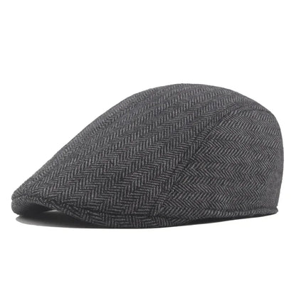 Pánský beret se vzorem