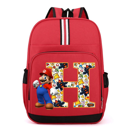 Školní batoh Super Mario s písmenem